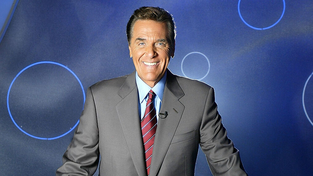 Host of the Game Show Network Show, Lingo Chuck Woolery poses on the set October 22, 2003 in Los Angeles California