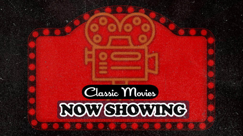 Classic Movies Now Showing movie marquee graphic