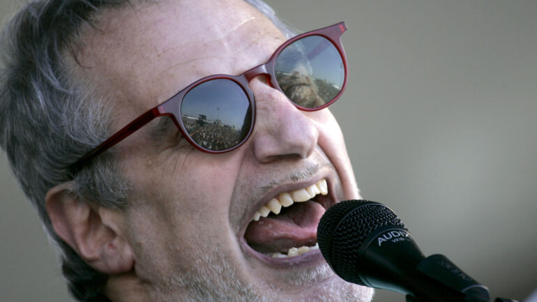 NEW ORLEANS - MAY 6: Donald Fagen of Steely Dan performs at the New Orleans Jazz & Heritage Festival at the Fair Grounds Race Course May 6, 2007 in New Orleans, Louisiana.