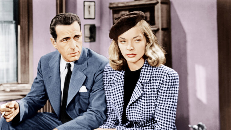 THE BIG SLEEP, from left: Humphrey Bogart, Lauren Bacall, 1946