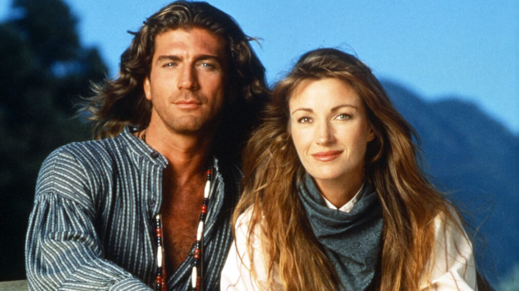 DR. QUINN, MEDICINE WOMAN, from left: Joe Lando, Jane Seymour, 1995, 1993-1998. ph: Bill Reitzel /© CBS /Courtesy Everett Collection