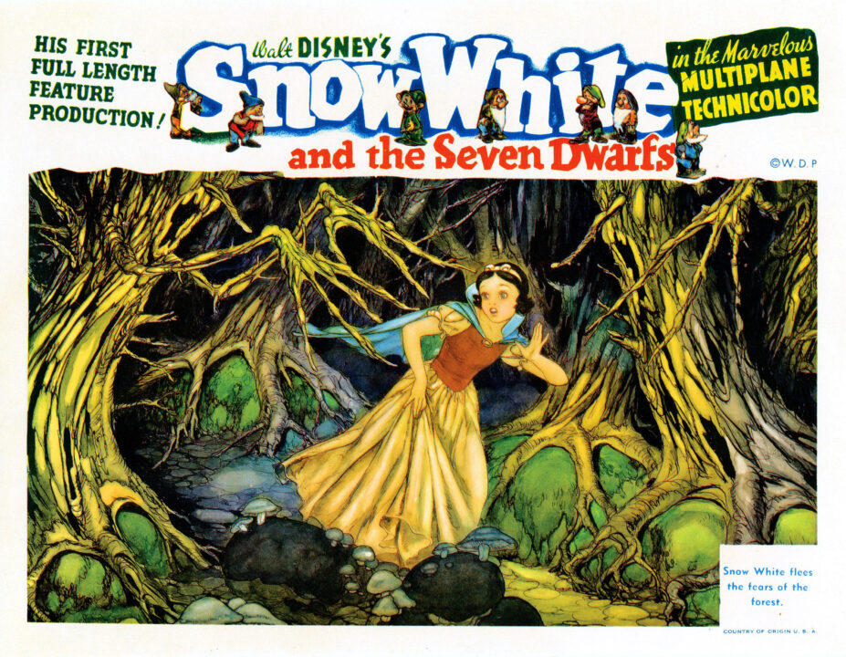 SNOW WHITE AND THE SEVEN DWARFS, Snow White, 1937.