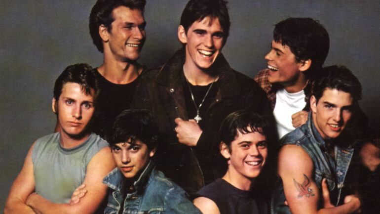 OUTSIDERS, THE, Emilio Estevez, Patrick Swayze, Ralph Macchio, Matt Dillon, C. Thomas Howell, Rob Lowe, Tom Cruise, 1983