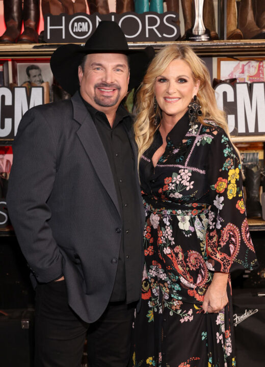 Garth Brooks and Trisha Yearwood attend the 17th Academy Of Country Music Honors at Ryman Auditorium on August 21, 2024 in Nashville, Tennessee