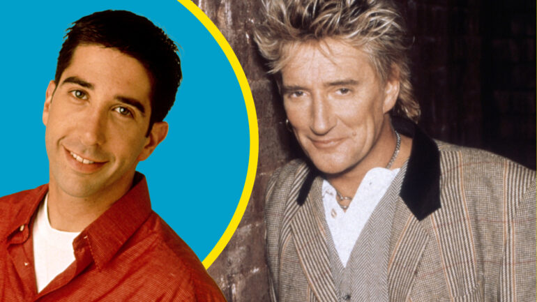 David Schwimmer Rod Stewart