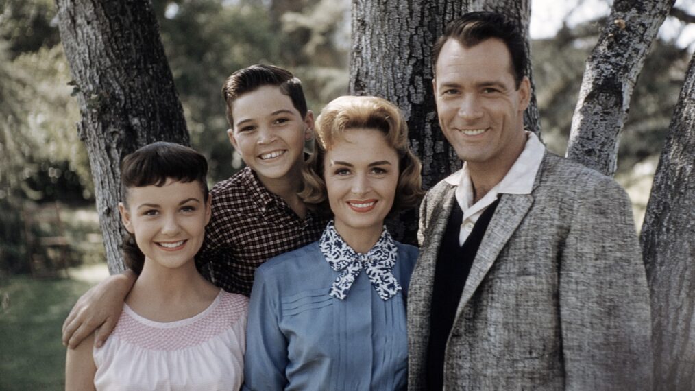 THE DONNA REED SHOW, from left: Shelley Fabares, Paul Petersen, Donna Reed, Carl Betz, (1960), 1958-1966