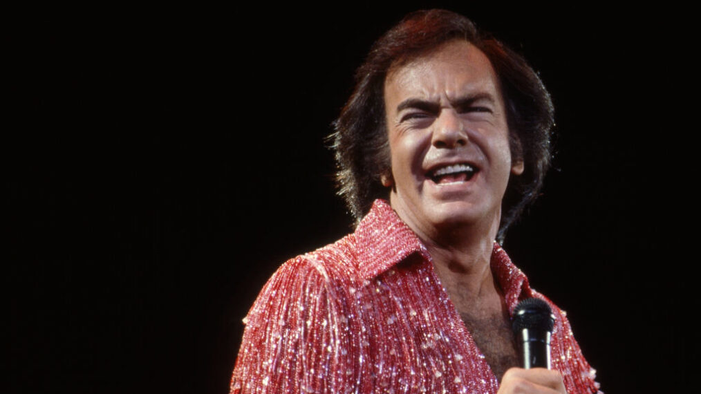 Neil Diamond performs in concert, June 13, 1983 in Los Angeles, California