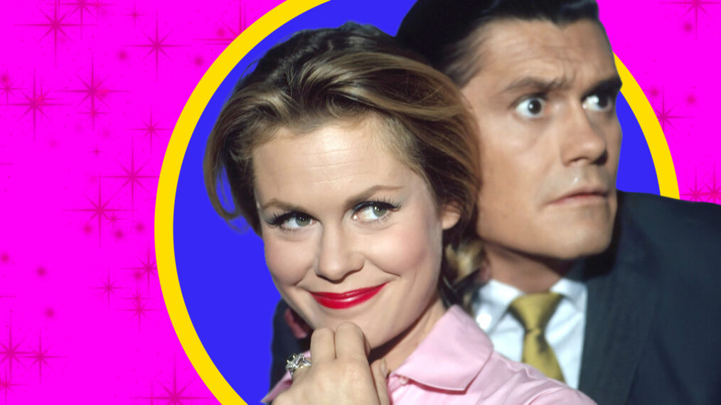 Bewitched with Elizabeth Montgomery and Dick York graphic