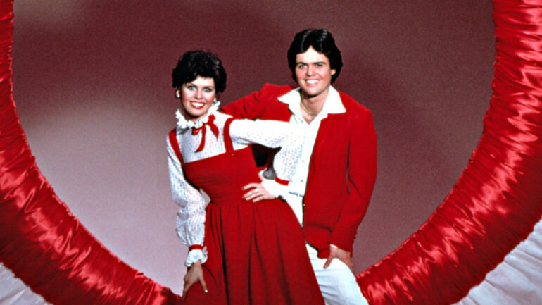 DONNY AND MARIE OSMOND, celebrate Valentine's Day on the 