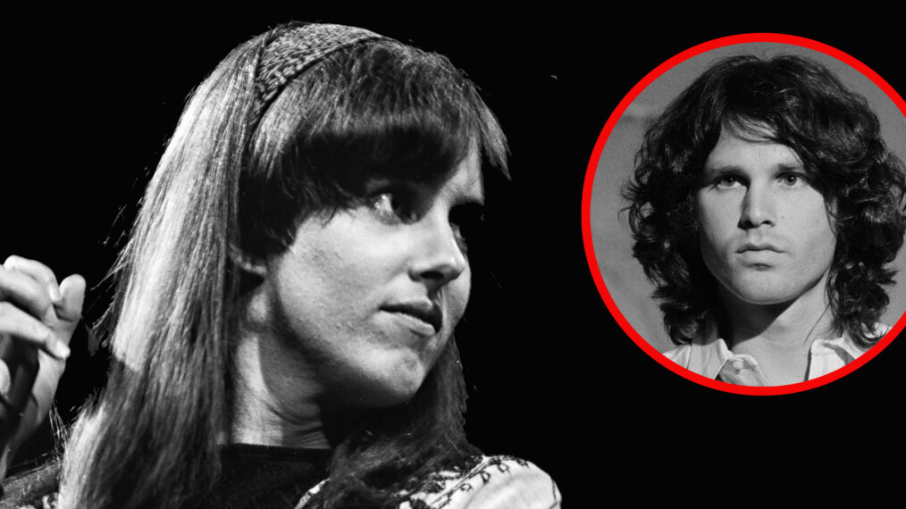 Grace Slick of The Jefferson Airplane and Jim Morrison graphci