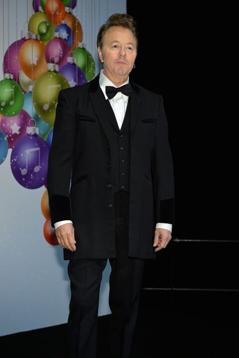 Recording Artist Brian Setzer attends the CMA 2015 Country Christmas press room on November 7, 2015 in Nashville, Tennessee.