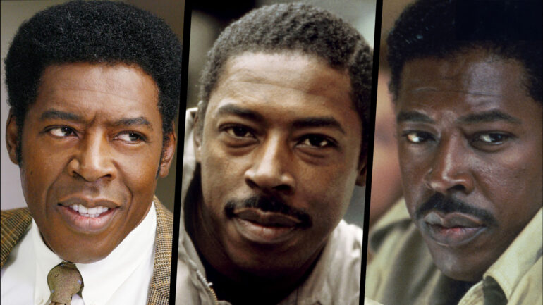 Ernie Hudson movie mustache collage