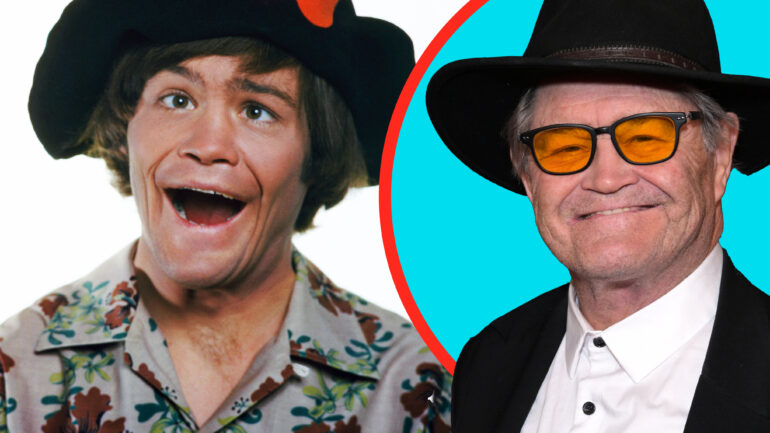 Mickey Dolenz then and now composite