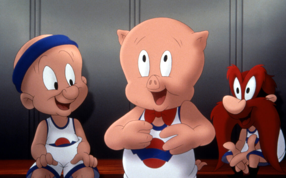 SPACE JAM, Elmer Fudd, Porky Pig, Yosemite Sam, 1996